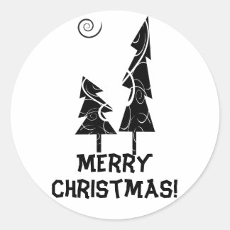 Merry Christmas! Classic Round Sticker