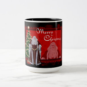 Merry Christmas Classic Santa Designed Coffee Mug