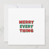Merry Christmas Classical Unique Minimalist Plain (Front)