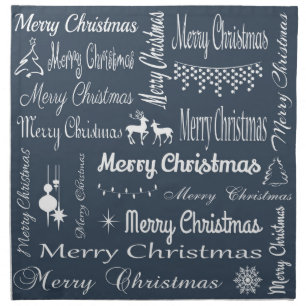 Merry Christmas Cloth Napkin