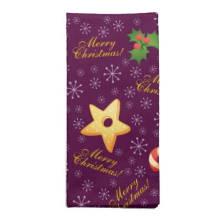 Merry Christmas Cloth Napkins
