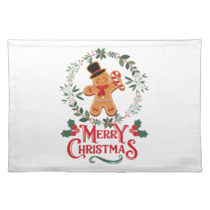 Merry Christmas Cloth Placemat