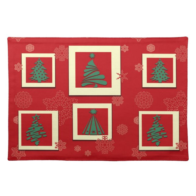 Merry Christmas Cloth Placemat (Front)