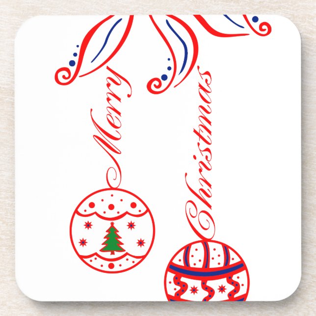 Merry Christmas Coaster (Front)