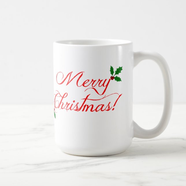 Merry Christmas Coffee Mug (Right)