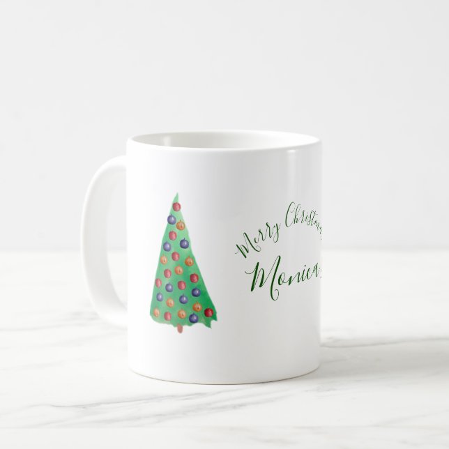 Merry Christmas Coffee Mug (Front Left)