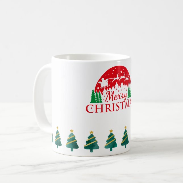 Merry Christmas Coffee Mug (Front Left)
