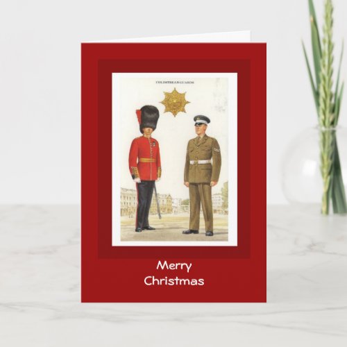 Merry Christmas Coldstream Guards Holiday Card