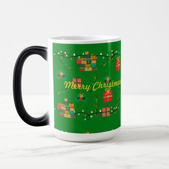 Merry Christmas Color Morph Mug (Left)