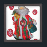 Merry Christmas Colorful Santa Claus Art Print  Jewelry Box<br><div class="desc">Merry Christmas Colorful Santa Claus Art Print Design Why Choose the “Merry Christmas Colorful Santa Claus Art Print”? Celebrate the magic of the holiday season with our “Merry Christmas Colorful Santa Claus Art Print.” This vibrant artwork features a beautifully designed Santa Claus, bursting with color and charm. Perfectly capturing the...</div>