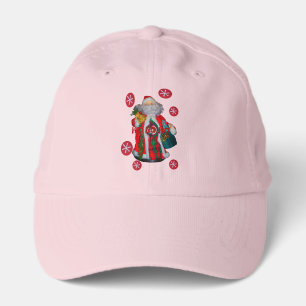 Merry Christmas Colorful Santa Claus Art Print Performance Cap