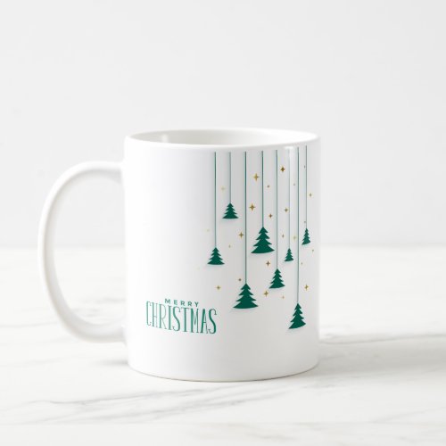 Merry Christmas Contemporary Coffee Mug