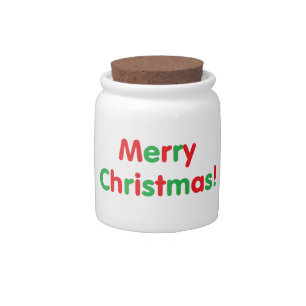 Merry Christmas Cookie Jar