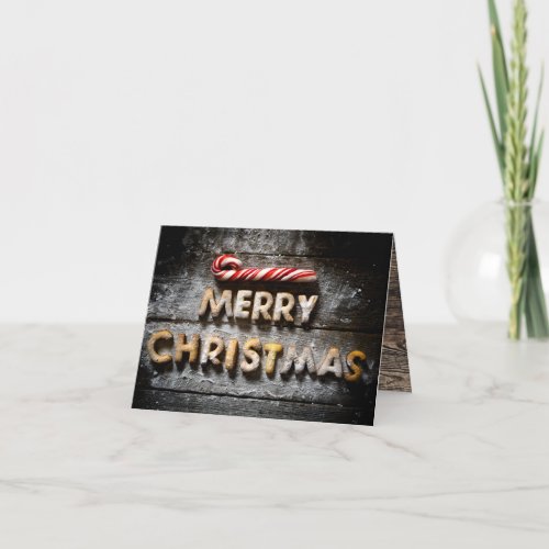 Merry Christmas Cookies _ 4x5Christmas Folded Card