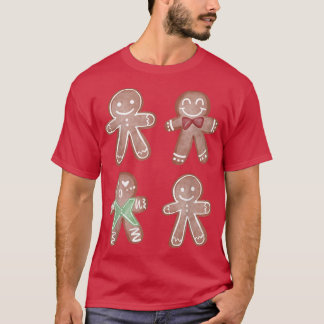 Merry Christmas Cookies Xmas Gingerbread Man Desse T-Shirt