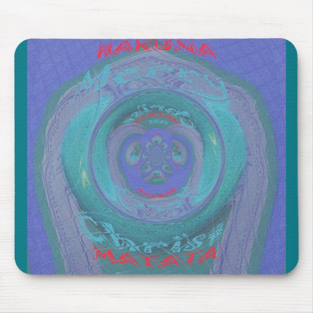 Merry Christmas cool Art design text Mouse Pad (Front)