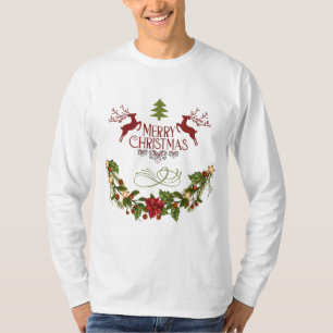 Merry Christmas Cool Trendy Vintage Long Sleeve T-Shirt