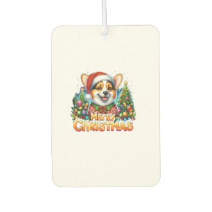 Merry Christmas Corgi Dog Corgmas Matching Christm Air Freshener
