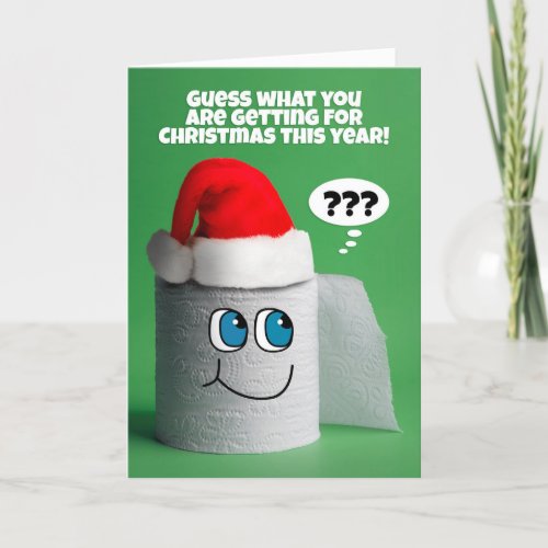 Merry Christmas Coronavirus Pandemic Toilet Paper Holiday Card