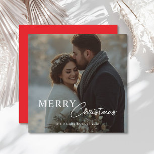 Merry Christmas Couple Photo Card
