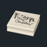 Merry Christmas Cozy Cottage Winter                Rubber Stamp<br><div class="desc">Merry Christmas Cozy Cottage Winter                   snow cold xmas</div>