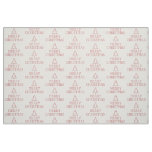 Merry Christmas cross stitch sign Fabric