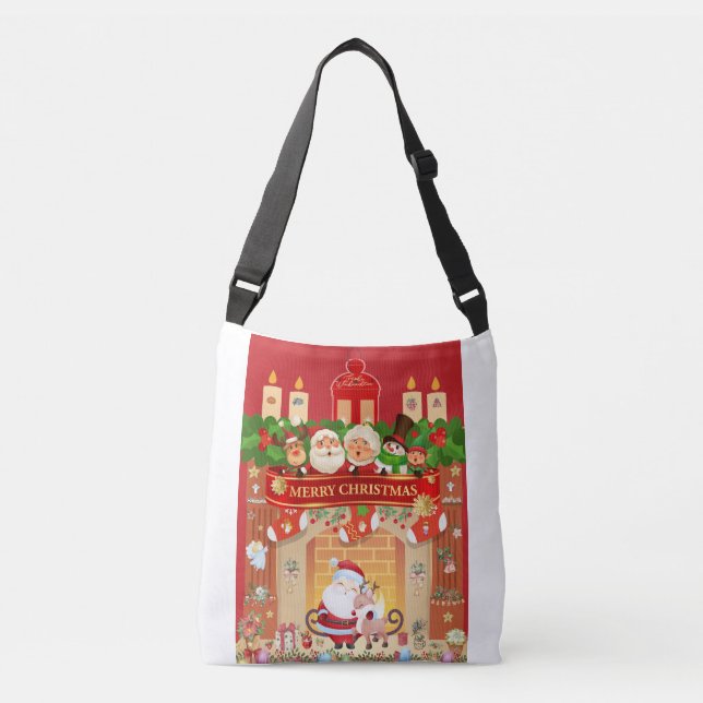 Merry Christmas  Crossbody Bag (Front)