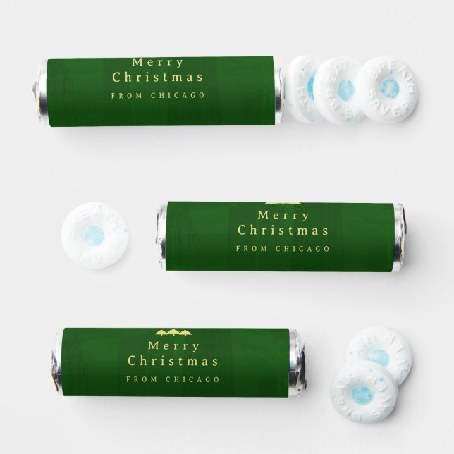 Merry Christmas Custom Breath Savers® Mints (Assorted)