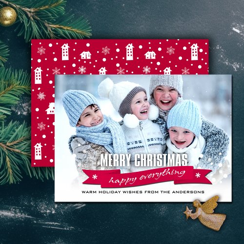 Merry Christmas Custom Christmas Photo Cards