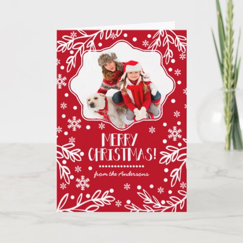 Merry Christmas Custom Christmas Photo Cards