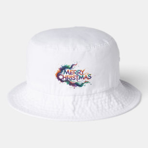 MERRY CHRISTMAS CUSTOM CLASSIC BUCKET HAT