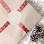 Merry Christmas Custom Family Name & Year Wax Seal Sticker<br><div class="desc">A classic festive design featuring a "Merry Christmas" in elegant script calligraphy in a round frame. Below it, your family name and year are printed in vintage style typography. Save yourself the time and guesswork of working with wax by opting for peel-and-stick wax seal stickers instead. Order a set of...</div>