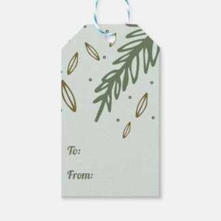 Merry Christmas Custom Gift Tag