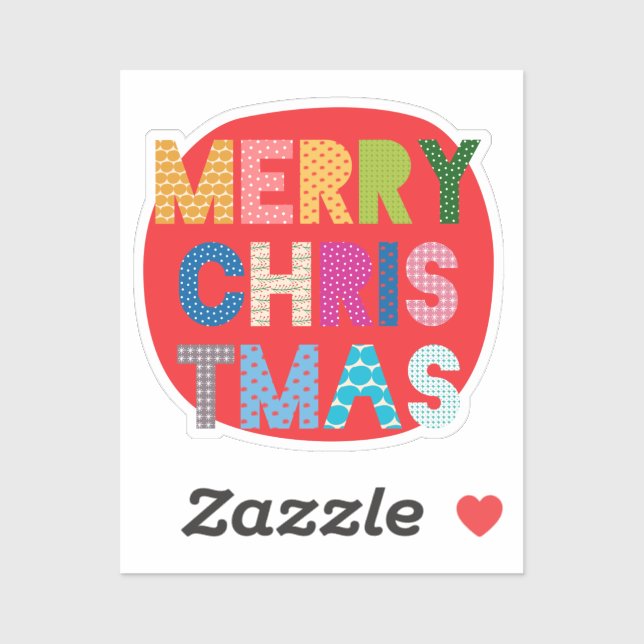Merry Christmas Custom – Holiday Fun Sticker (Sheet)
