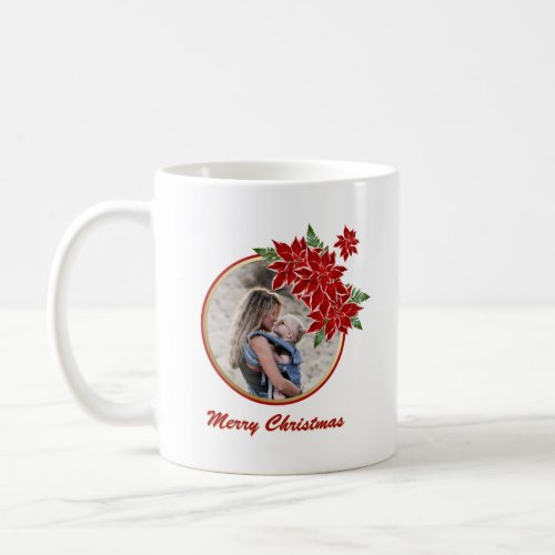 Merry Christmas Custom Photo Coffee Mug