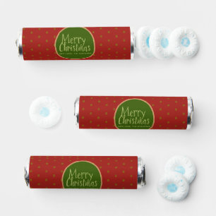 Merry Christmas Custom Text Breath Savers® Mints