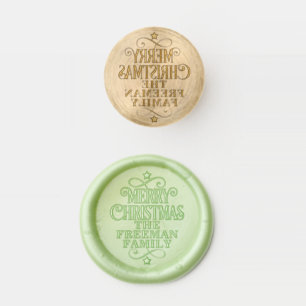 Merry Christmas Custom Wax Seal Stamp