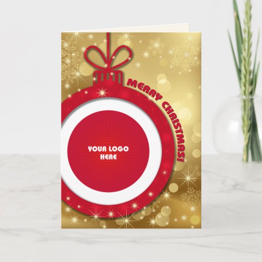 Merry Christmas Customizable Corporate Photo Cards  Zazzle.com