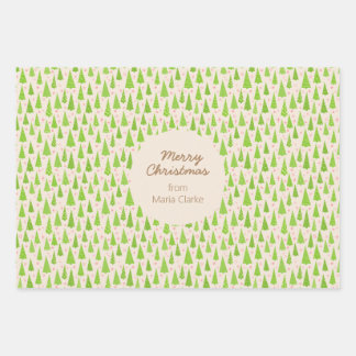 Merry Christmas Customizable Wrapping Paper Sheet