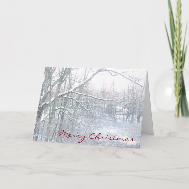Merry Christmas - - Customized Holiday Card (Front)