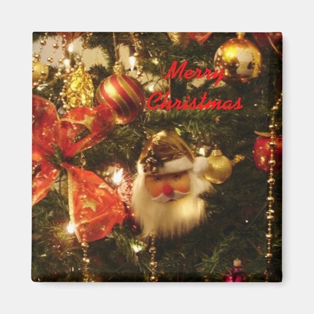 Merry Christmas - Customized Magnet (Front)