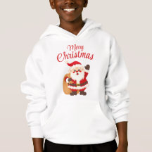 Merry Christmas Cute Cartoon Santa Claus Simple