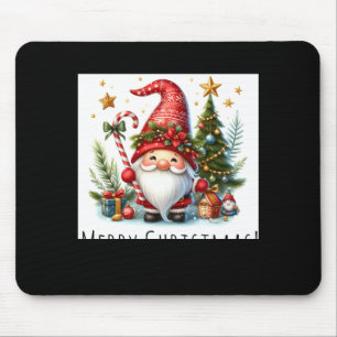 Merry Christmas Cute Christmas Gnome And More Mouse Pad