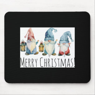Merry Christmas Cute Christmas Gnomes T Shirt Mouse Pad