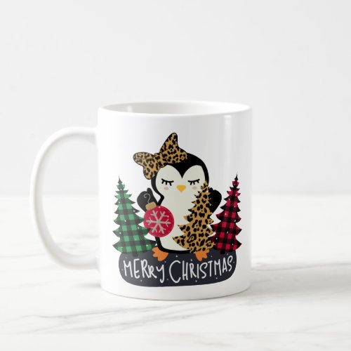 Merry Christmas Cute Christmas Penguin Coffee Mug