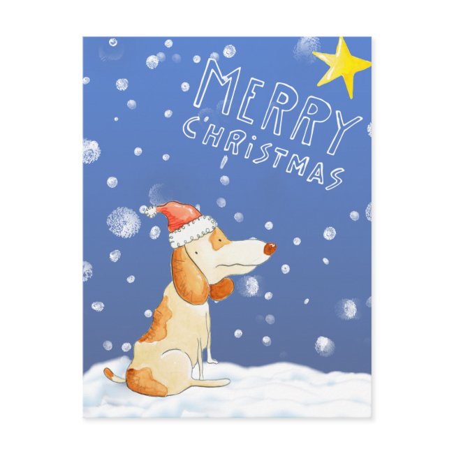 Merry Christmas - Cute dog