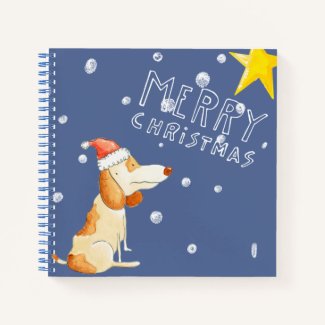 Merry Christmas - Cute dog