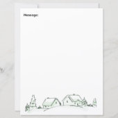 Merry Christmas Cute Greeting Card (Back)