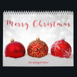 Merry Christmas Cute Photo Calendar<br><div class="desc">In Merry Christmas Cute Photo Calendar (January - December) you can find a lot of pictures of cute kids and their families. But you can easily replace these photo with your and make your unique and special calendar with your kids, family members or anything you love the most. United States...</div>