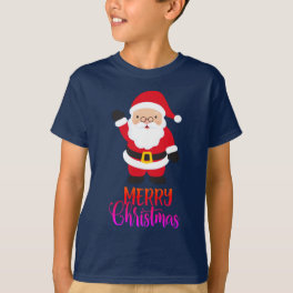 Merry Christmas Cute Santa Claus T-Shirt